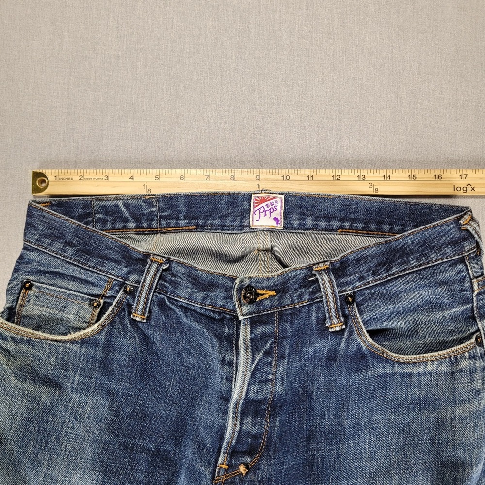 RaRe PRPS Distressed Denim Limited Edition Selvedge JEANS 36×30 210 Of 250 - Picture 9 of 16